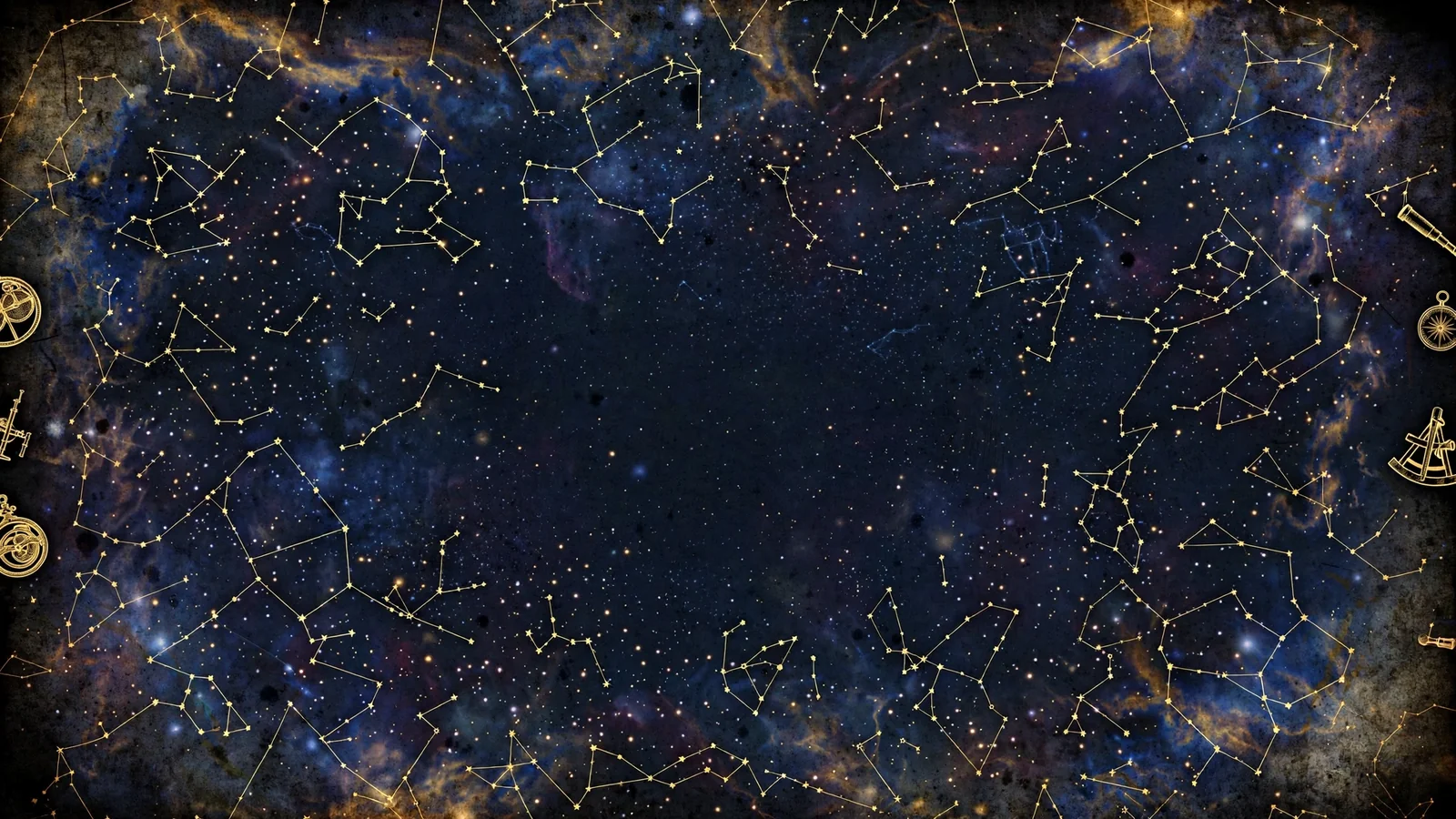 深色星图背景