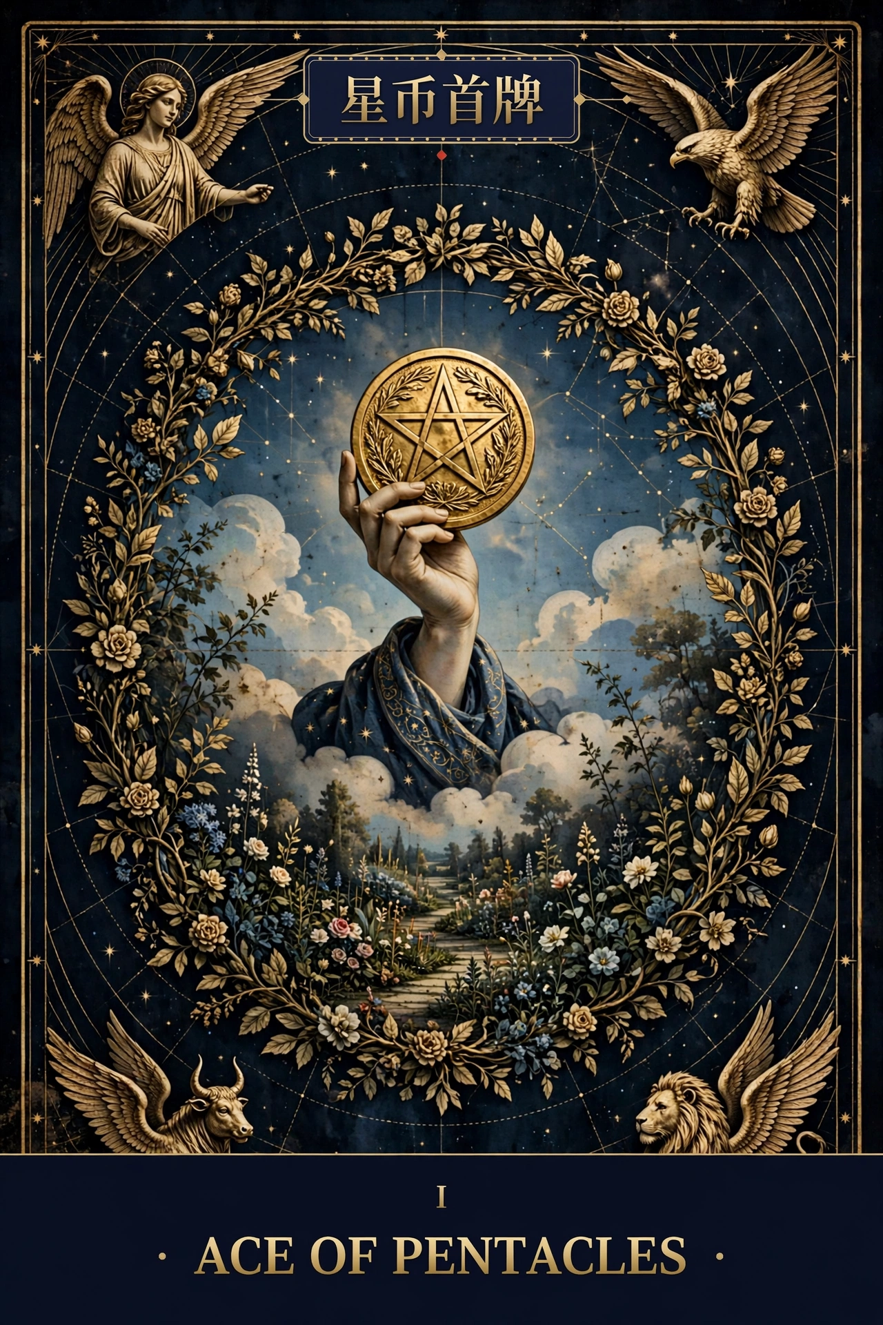 星币首牌 (ACE OF PENTACLES)