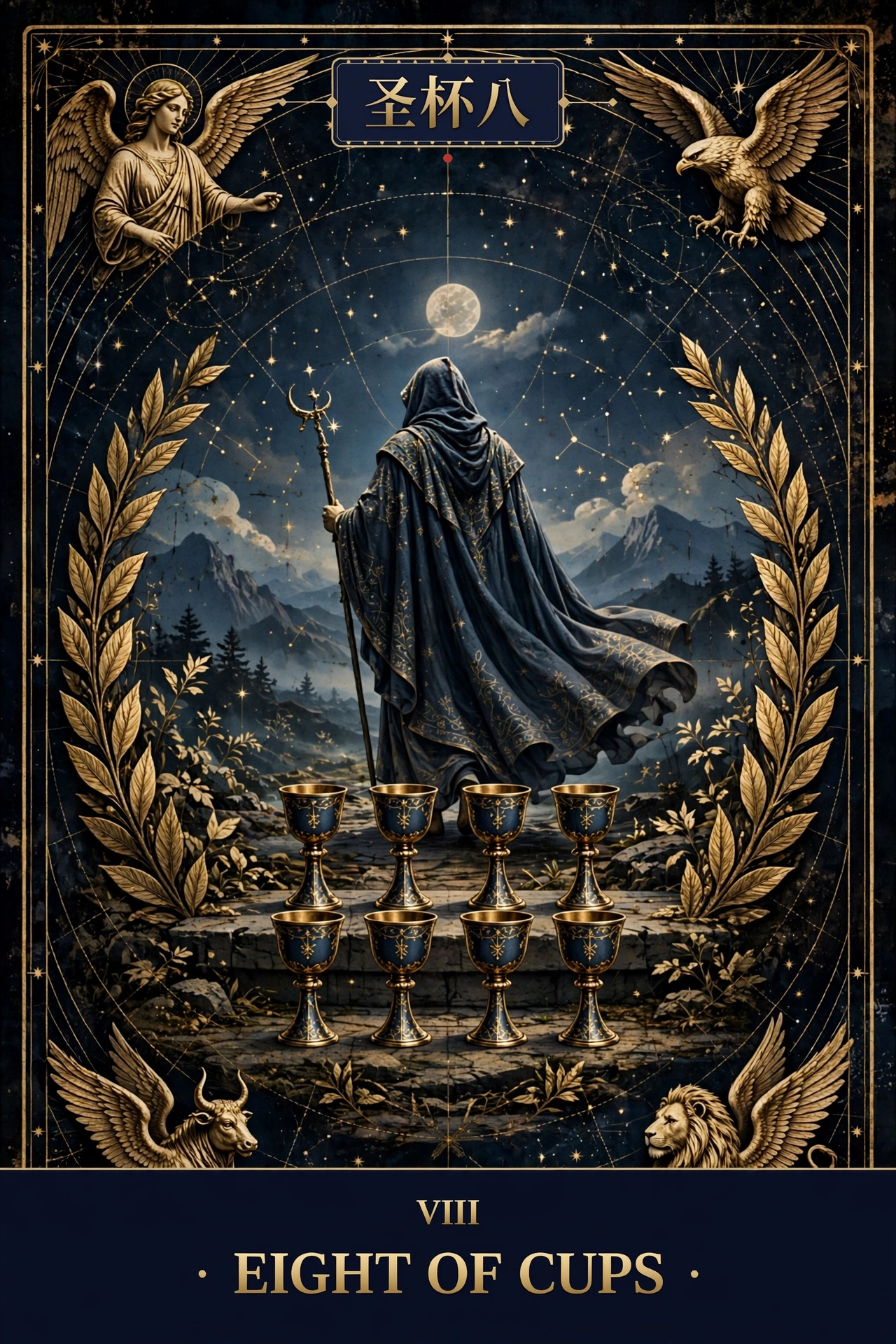 圣杯八 (EIGHT OF CUPS)
