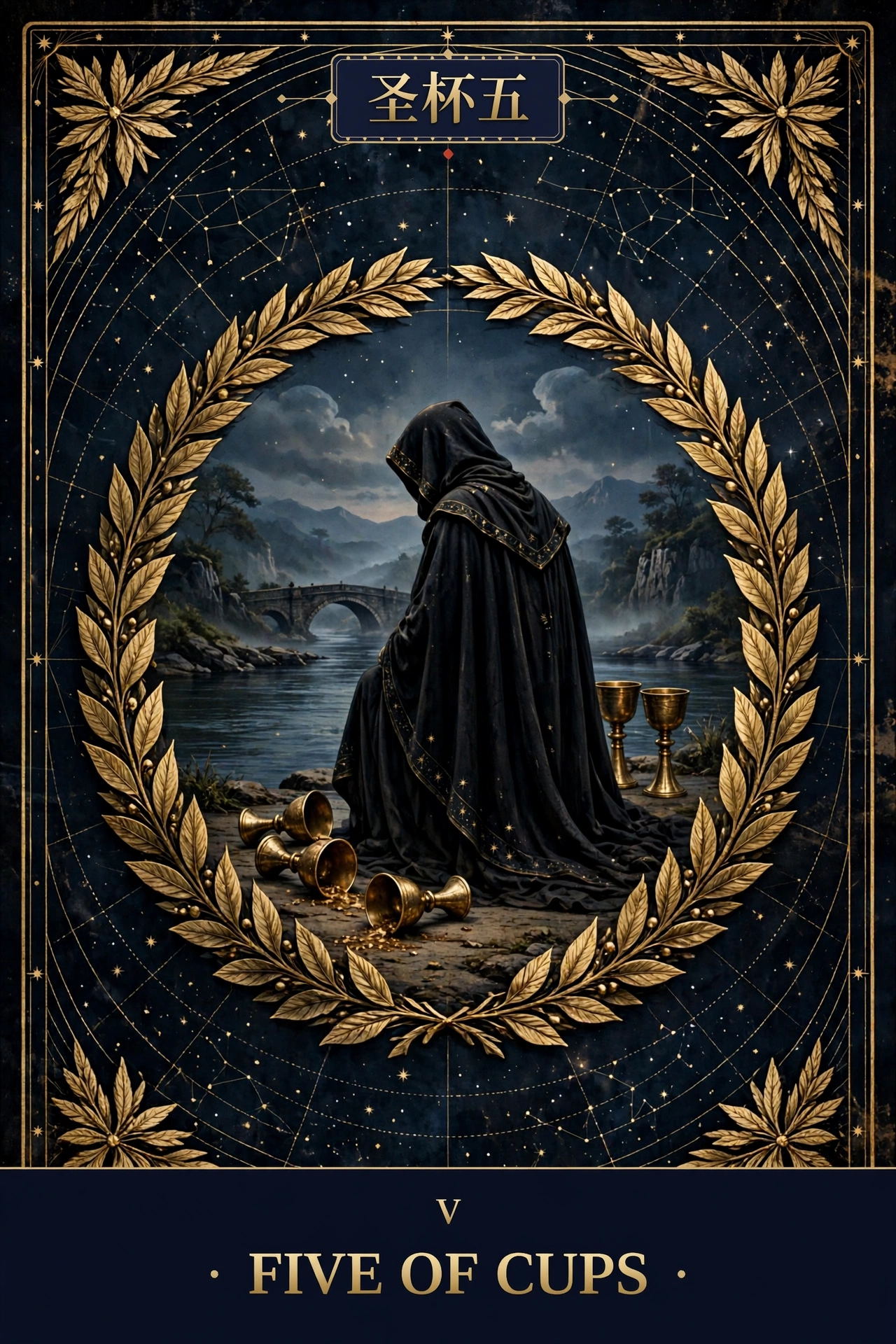 圣杯五 (FIVE OF CUPS)
