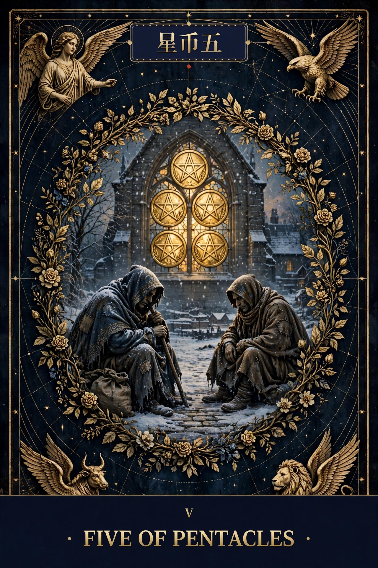星币五 (FIVE OF PENTACLES)
