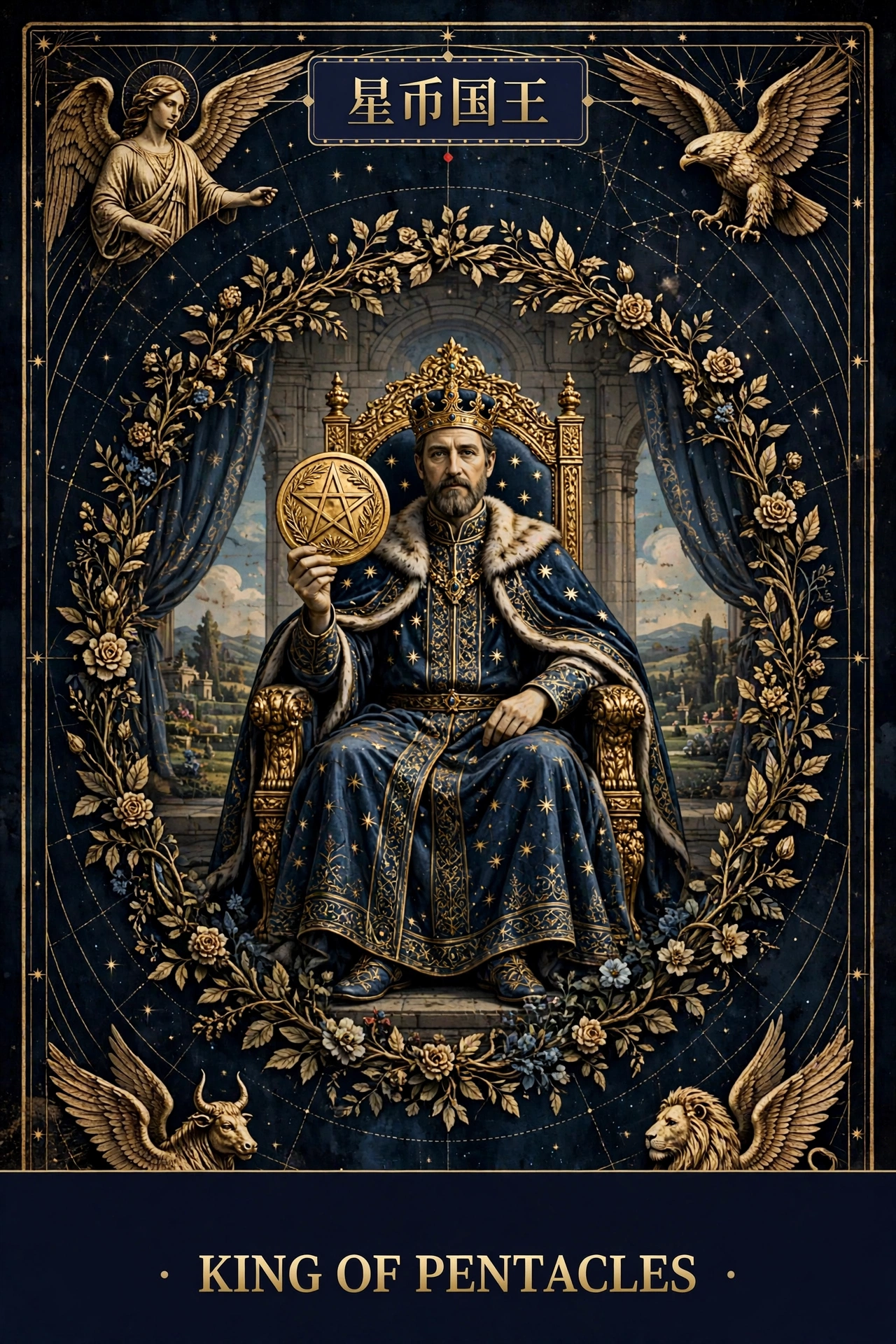 星币国王 (KING OF PENTACLES)