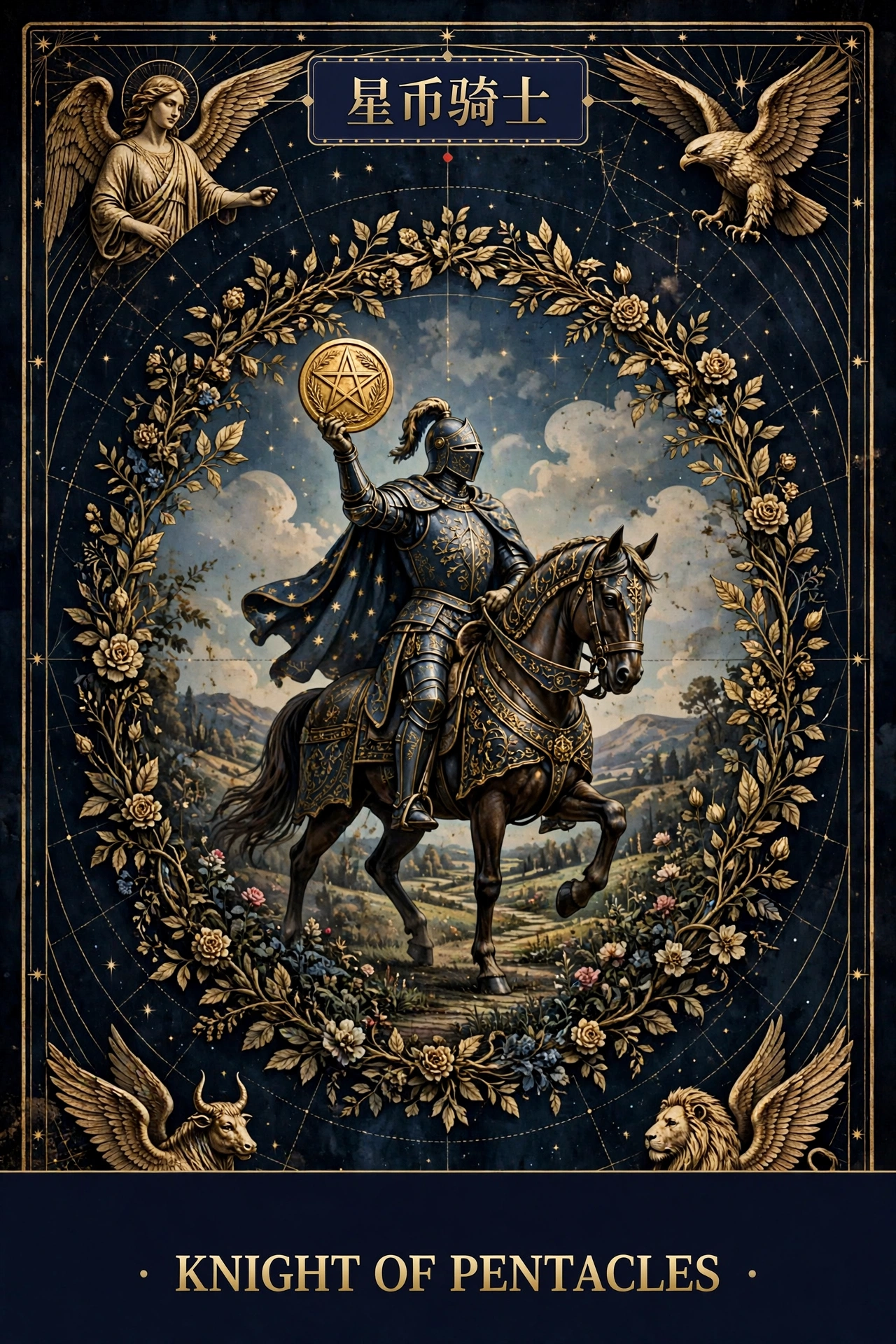 星币骑士 (KNIGHT OF PENTACLES)