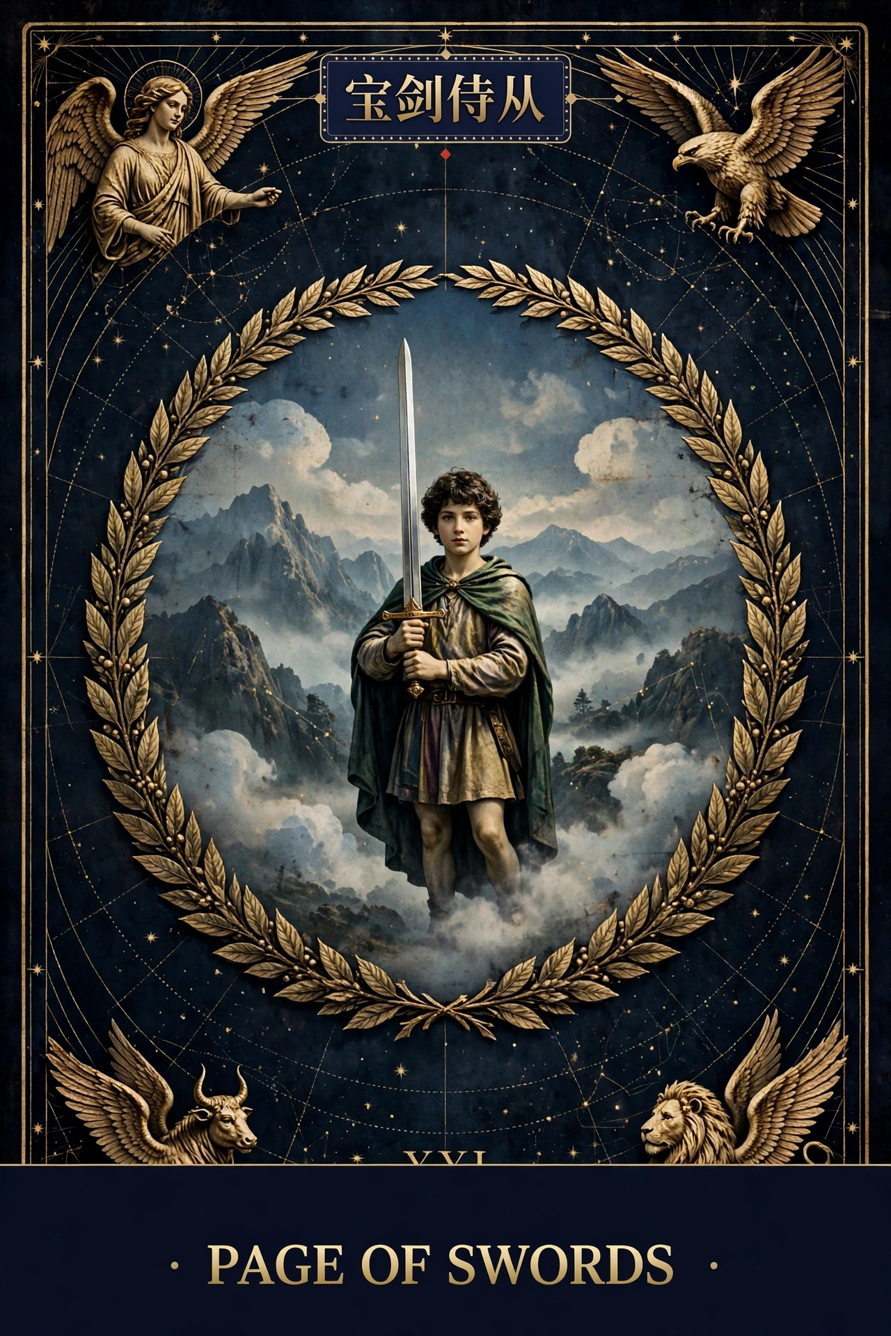 宝剑侍从 (PAGE OF SWORDS)
