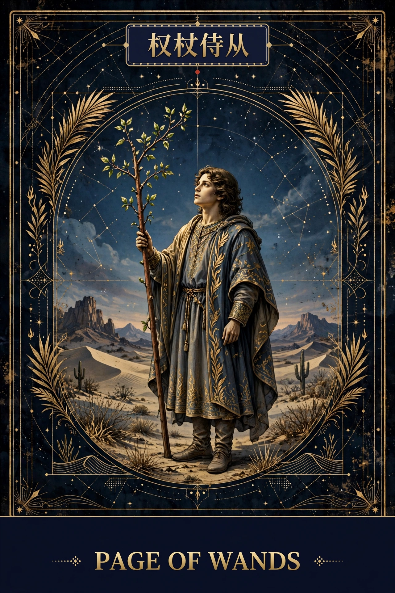 权杖侍从 (PAGE OF WANDS)