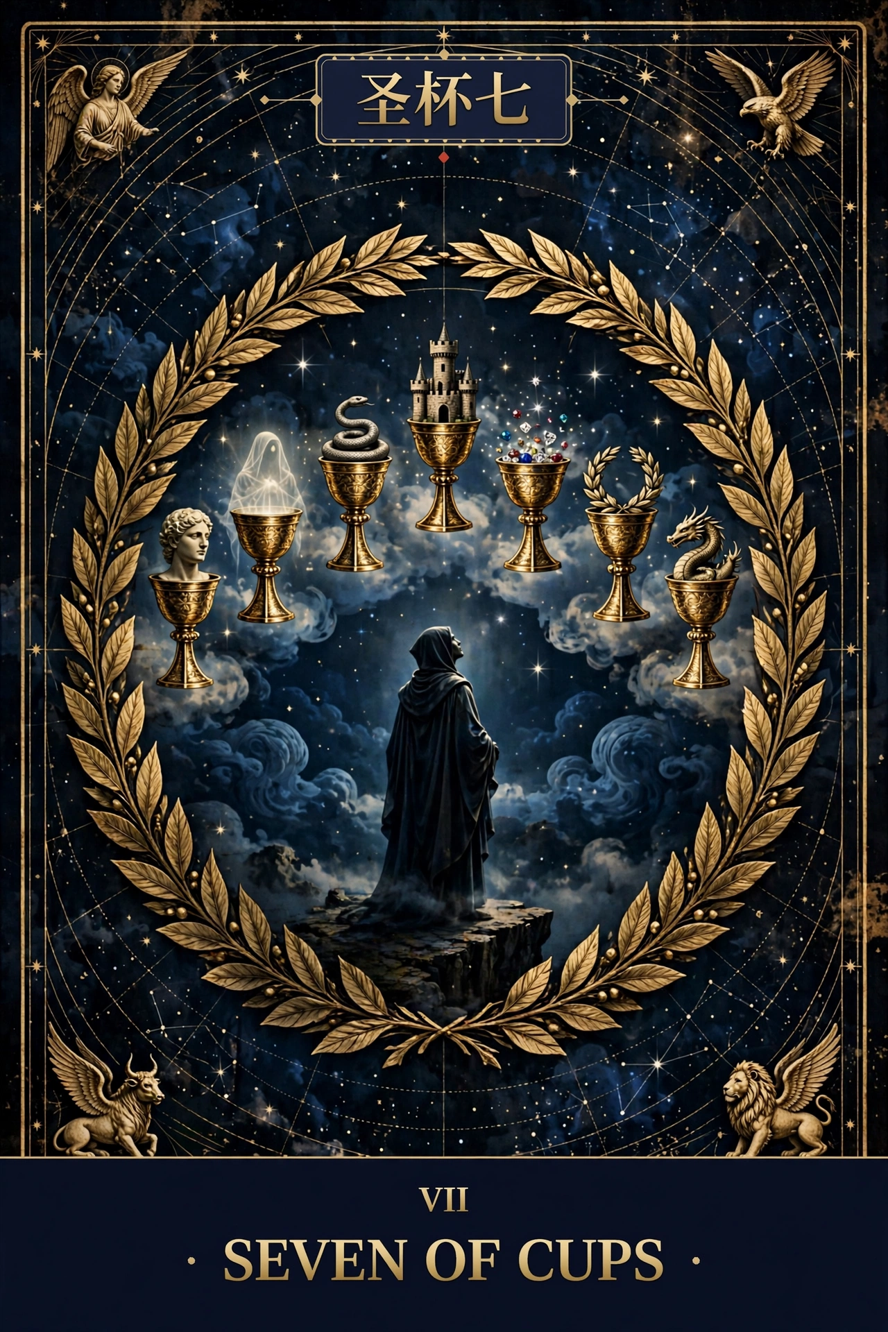 圣杯七 (SEVEN OF CUPS)