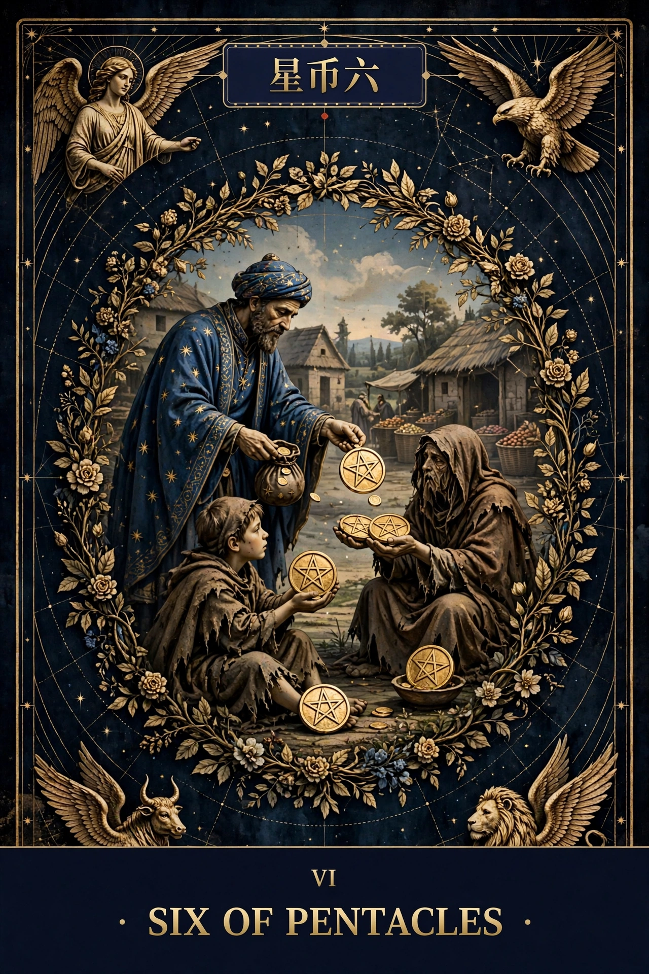 星币六 (SIX OF PENTACLES)