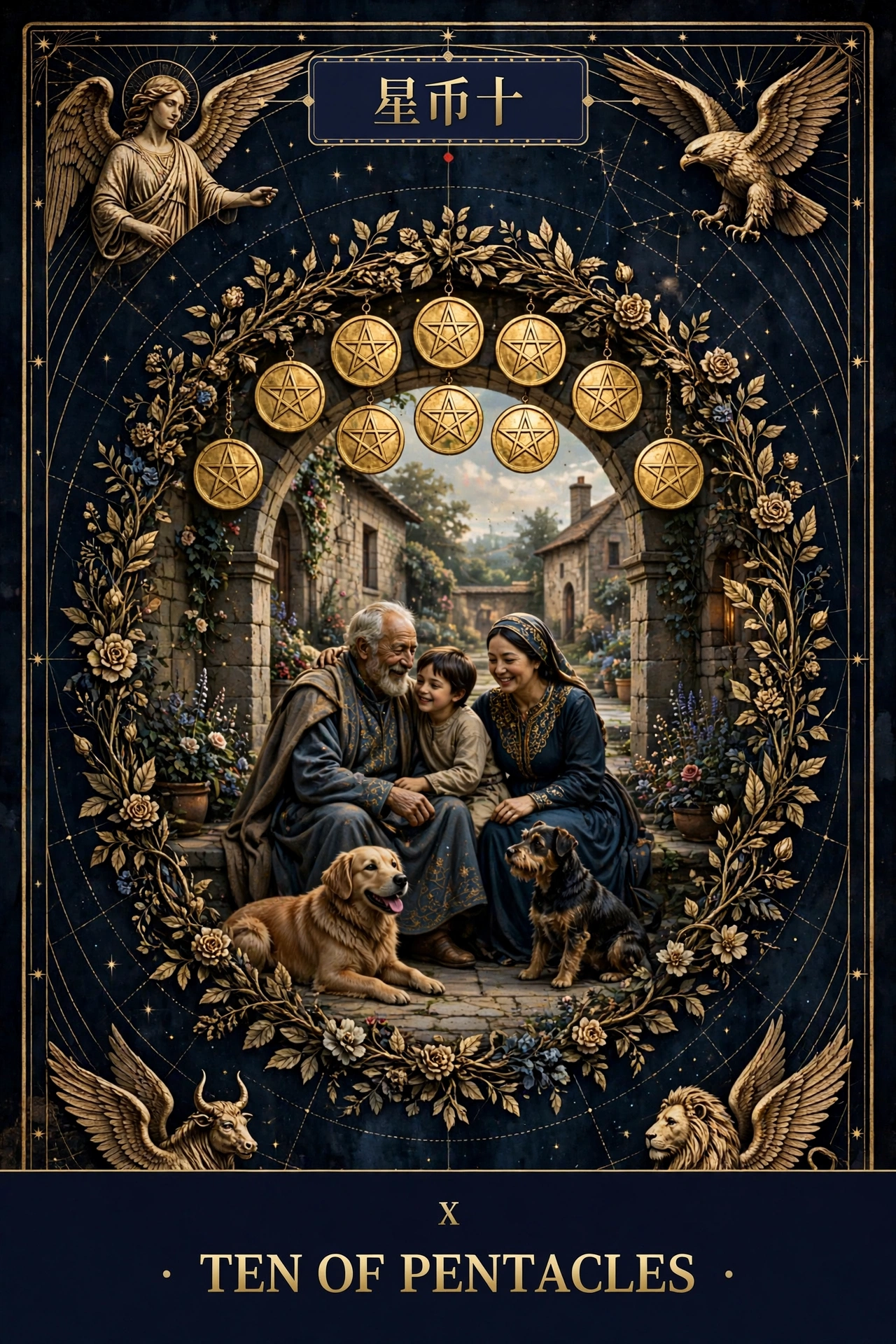 星币十 (TEN OF PENTACLES)