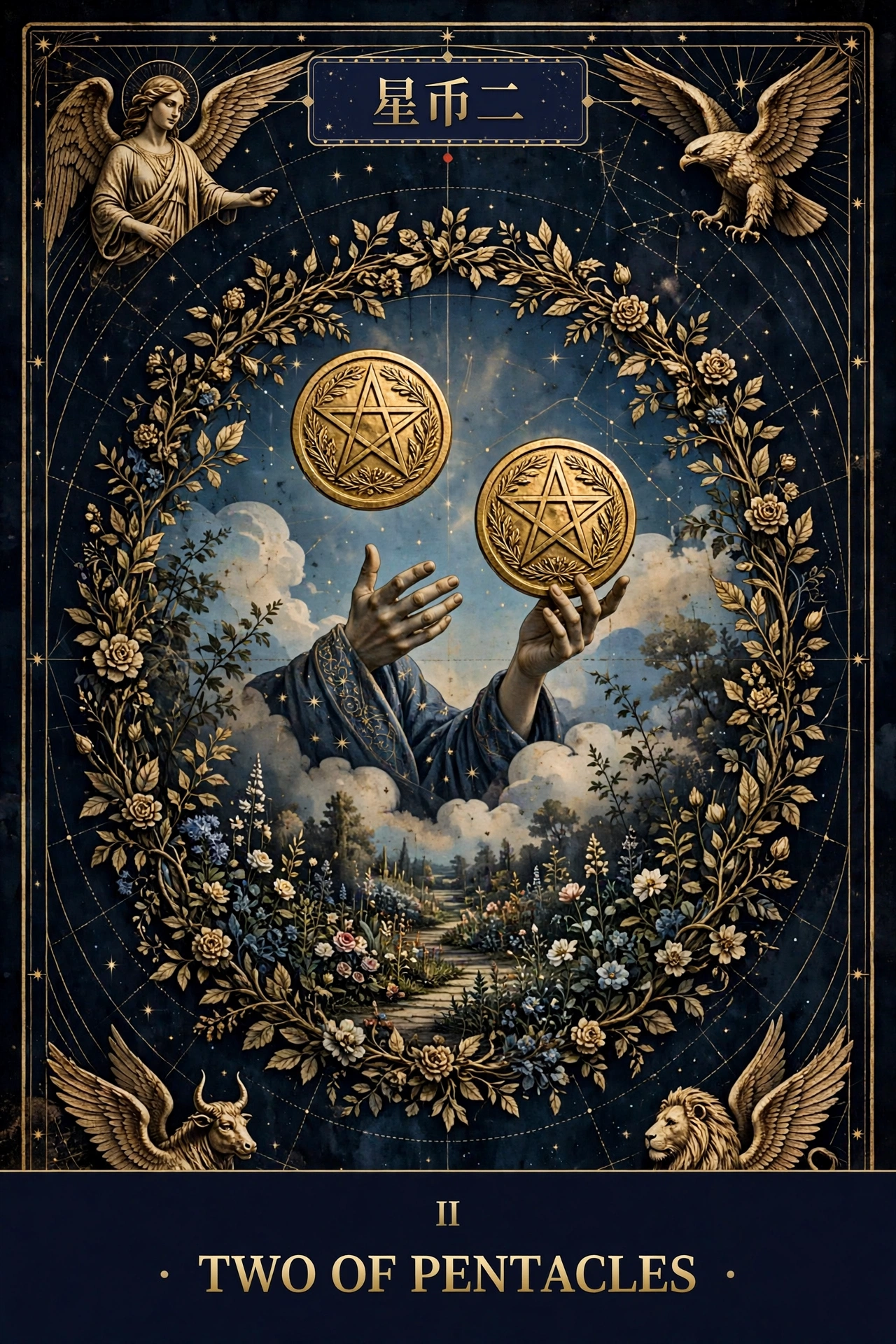 星币二 (TWO OF PENTACLES)